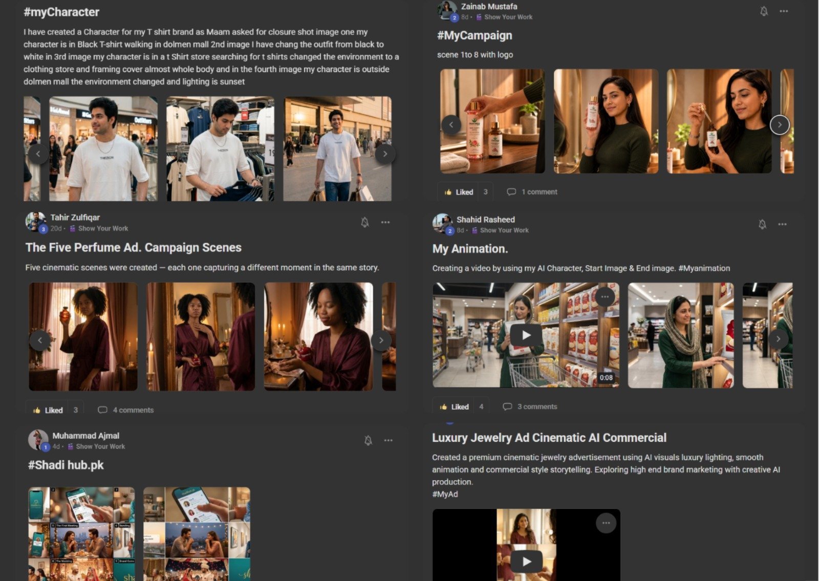 LearnDigital.pk Community – Student Work Showcase