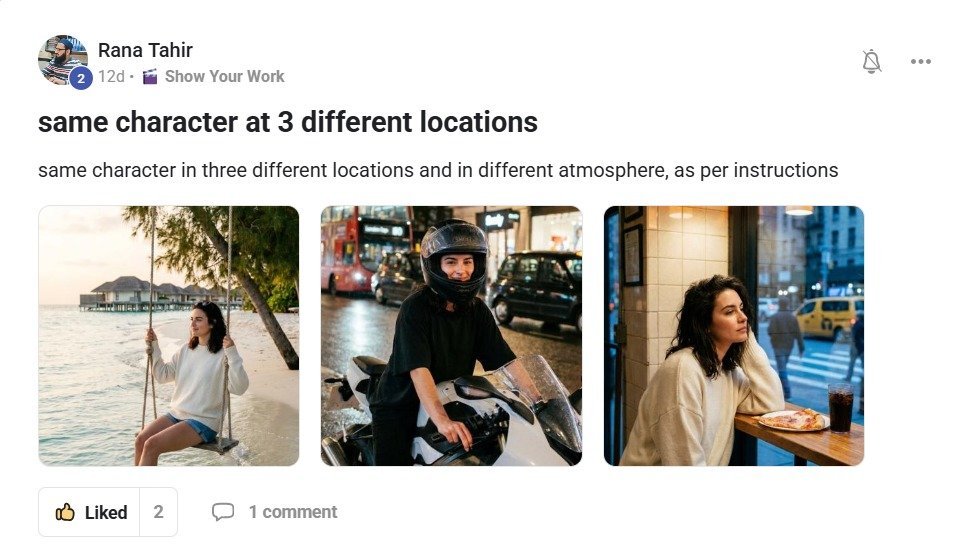 Rana Tahir – Same Character at 3 Different Locations